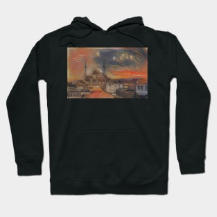 Khaled Ibn Al-Walid Mosque in Homs - Munch Hoodie